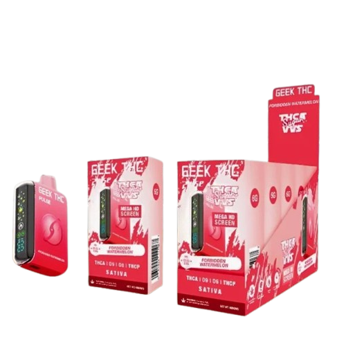 Forbidden Watermelon - Geek THC Pulse THCA Sugar VVS Disposable Vape - 7.5G