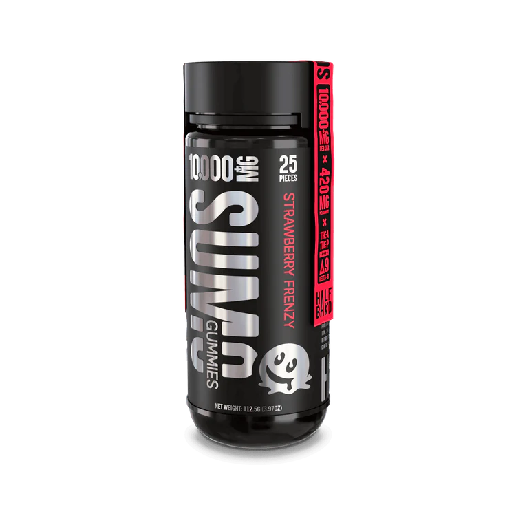 Strawberry Frenzy Halk Bak'D Sumo Gummies 10,000mg