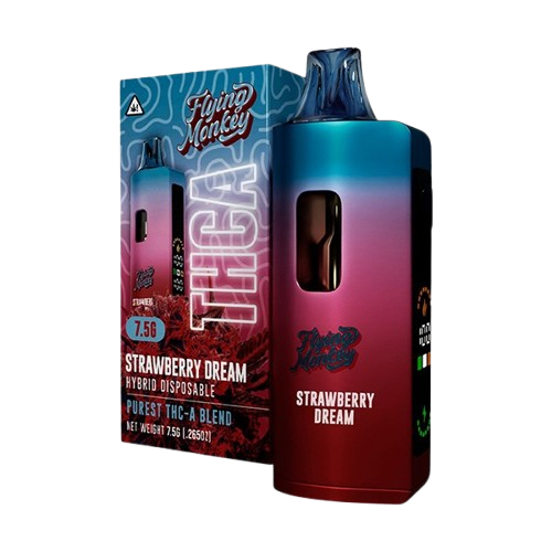 Strawberry Dream Flying Monkey Purest THCA Blend Disposable Vape - 7.5g