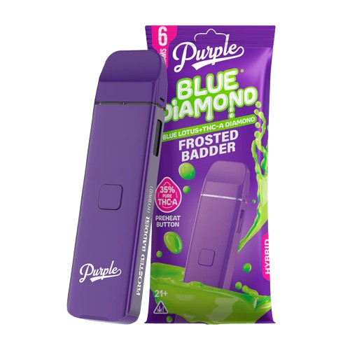 Purple Blue Diamond THCA Disposable Vape - 6G