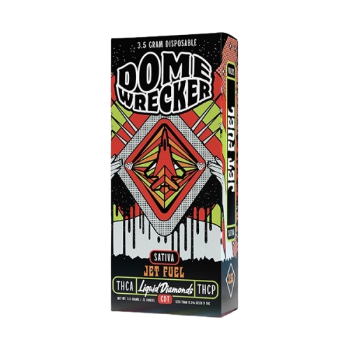 Jet Fuel Dome Wrecker Liquid Diamond Disposable - 3.5G