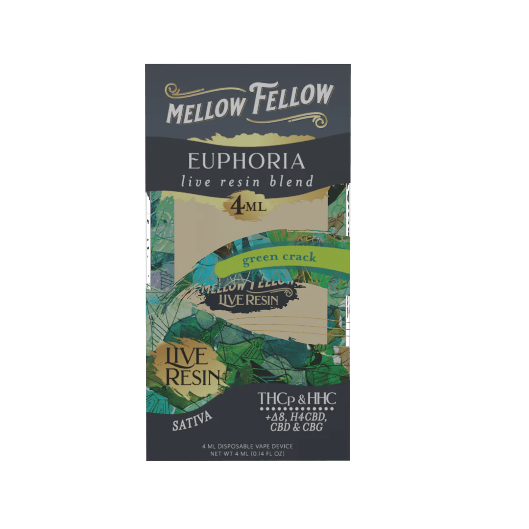 Euphoria Mellow Fellow Live Resin Disposable Vape - 4mL