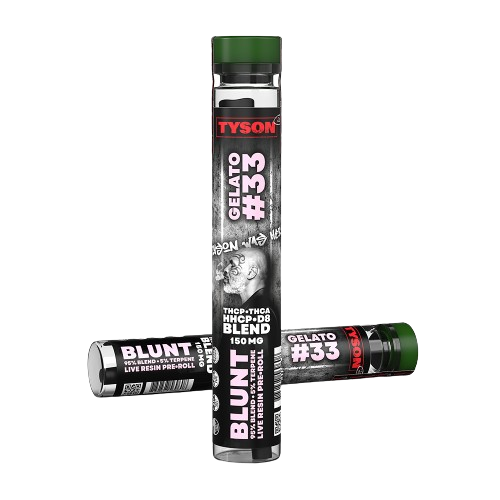 Gelato #33 Tyson 2.0 THCA Pre-Roll Blunts