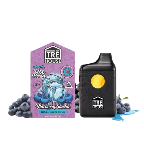 Blueberry Slushie - TRĒ House Live Rosin Disposable Vape - 3.5G