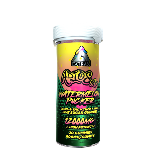 Watermelon Pucker Adios MF Gummies 12,000mg - Delta Extrax