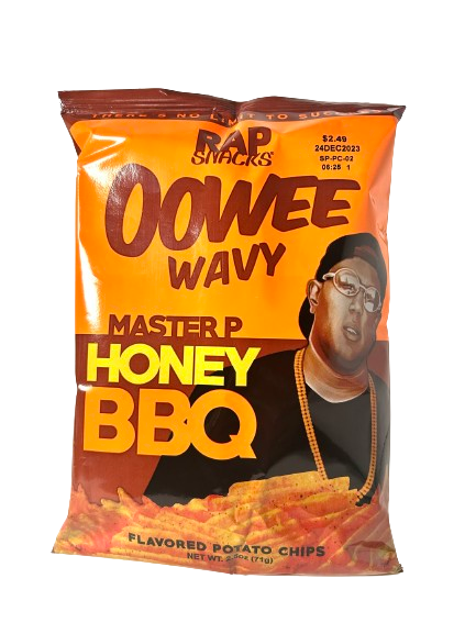Rap Snacks Oowee Wavy Master P Honey BBQ