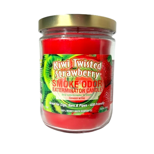 Kiwi Twisted Strawberry Smoke Odor Exterminator Candles