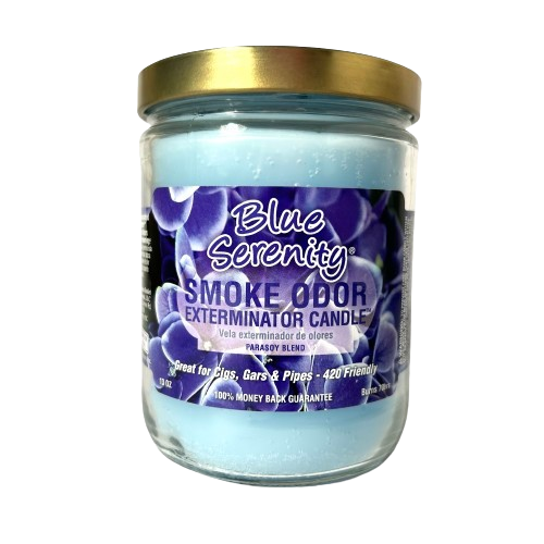 Blue Serenity Smoke Odor Exterminator Candles