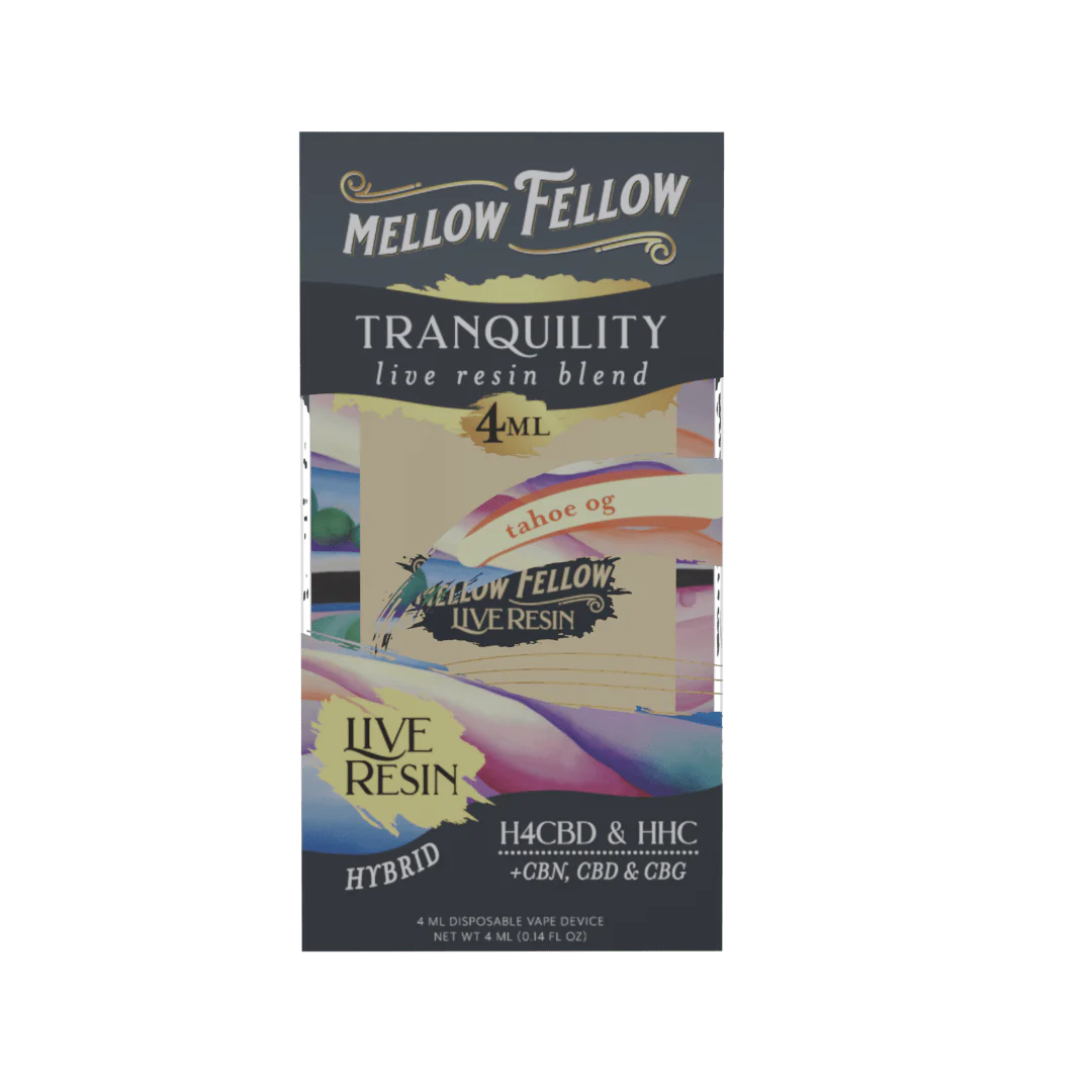 Tranquility Mellow Fellow Live Resin Disposable Vape - 4mL