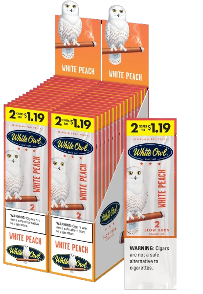 White Owl White Peach Cigarillos