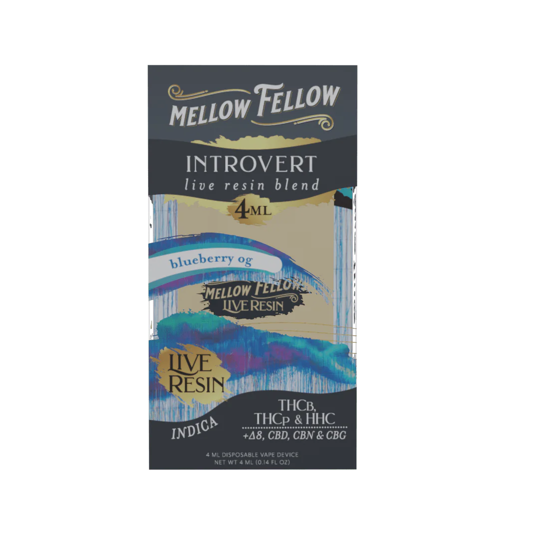 Introvert Mellow Fellow Live Resin Disposable Vape - 4mL