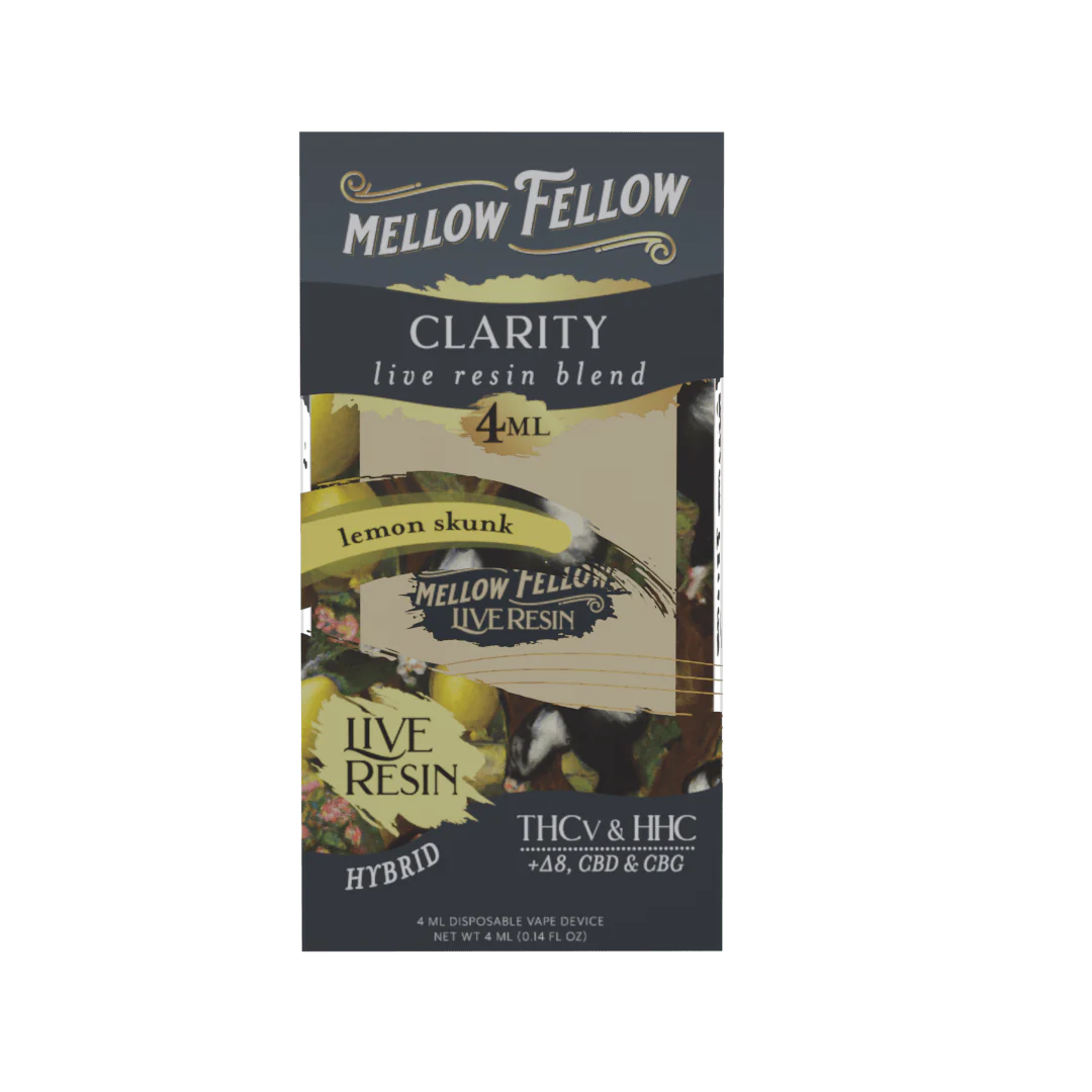 Clarity Mellow Fellow Live Resin Disposable Vape - 4mL