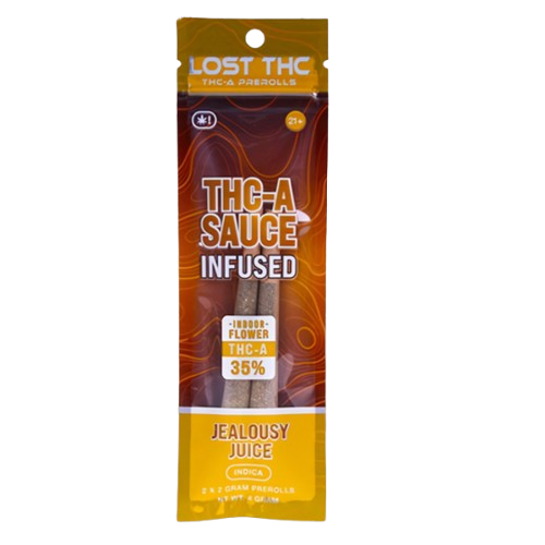 Lost-THC THCA Sauce Pre-Rolls - 2G