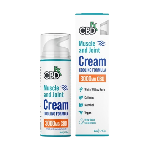 Muscle and Joint CBD Cream Cooling Formula 300mg - CBDFX