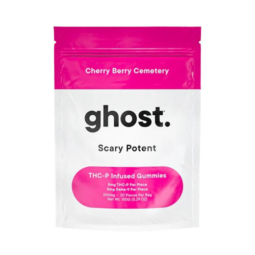 Cherry Berry Cemetery - Ghost Scary Potent Reaper Blend THCP Gummies - 200mg