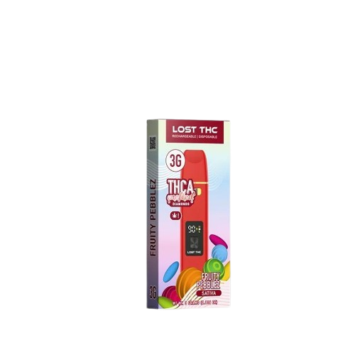 Lost THC THCA Melted Diamonds 3g Disposable Vape