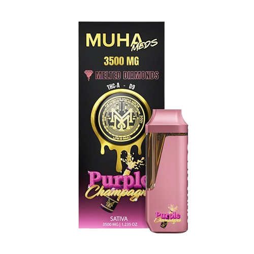 Purple Champagne - Muha Meds Melted Diamonds Disposable Vape - 3.5G