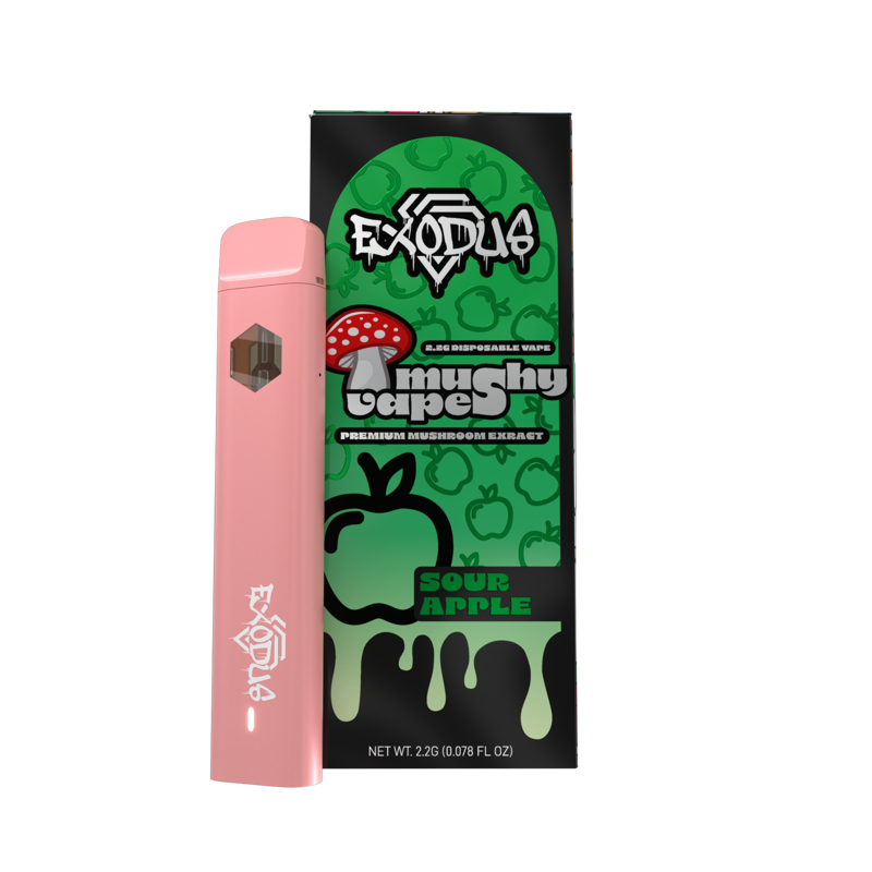 Sour Apple Mushy Vapes 2.2g - Exodus