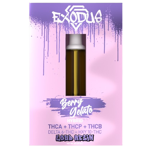 Berry Gelato Exodus Zooted THCA Cartridges 2G