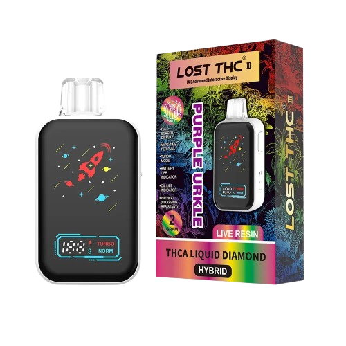 Purple Urkle Lost THC 2G THCA Liquid Diamond Disposable Vape