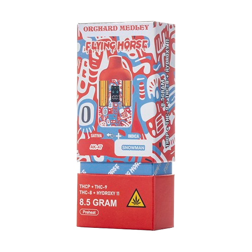 Flying Horse Orchard Melody Blend Disposable Vape 8.5G - AK-47 + Snowman