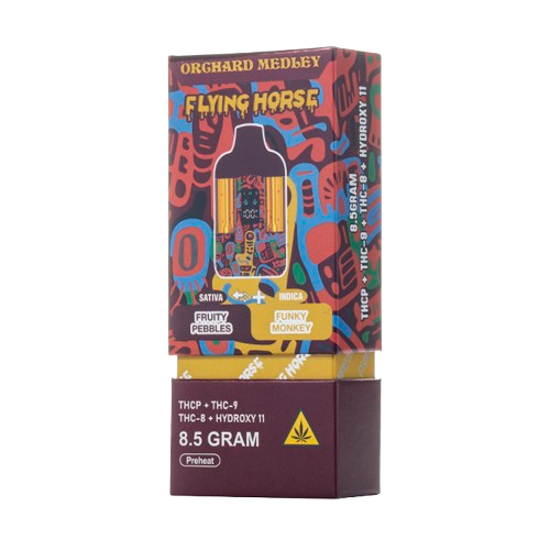 Flying Horse Orchard Melody Blend Disposable Vape 8.5G - Fruity Pebbles + Funky Monkey