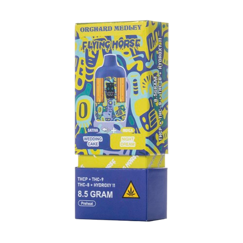 Flying Horse Orchard Melody Blend Disposable Vape 8.5G - Wedding Cake + Night Dream