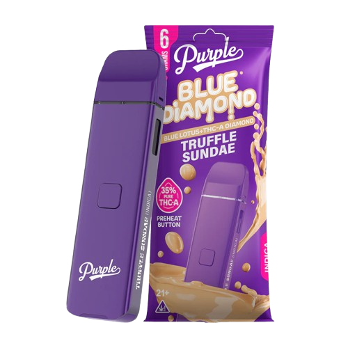 Purple Blue Diamond THCA Disposable Vape - 6G