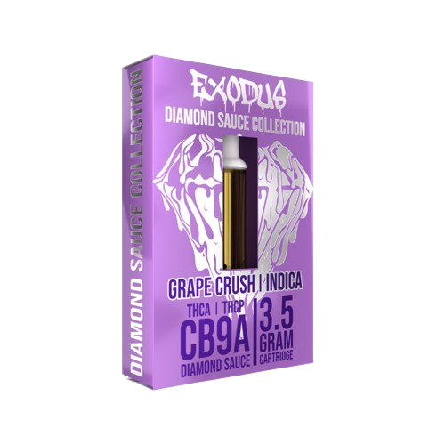 Grape Crush Exodus Diamond Sauce CB9A THCA THCP Cartridge 3.5g