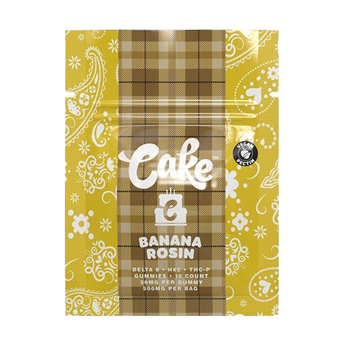 Banana Rosin Cake Coldpack Gummies 500mg