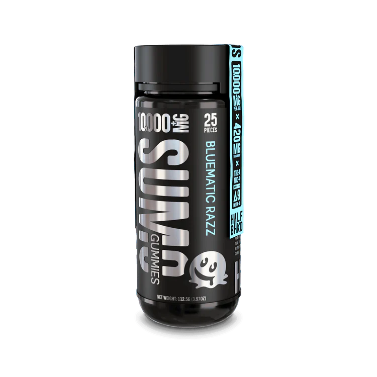 Bluematic Razz Halk Bak'D Sumo Gummies 10,000mg