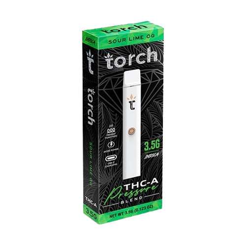 Sour Lime OG Pressure Blend Disposable THC-A 3.5G - Torch