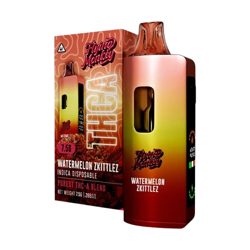 Watermelon Zkittlez Flying Monkey Purest THCA Blend Disposable Vape - 7.5g