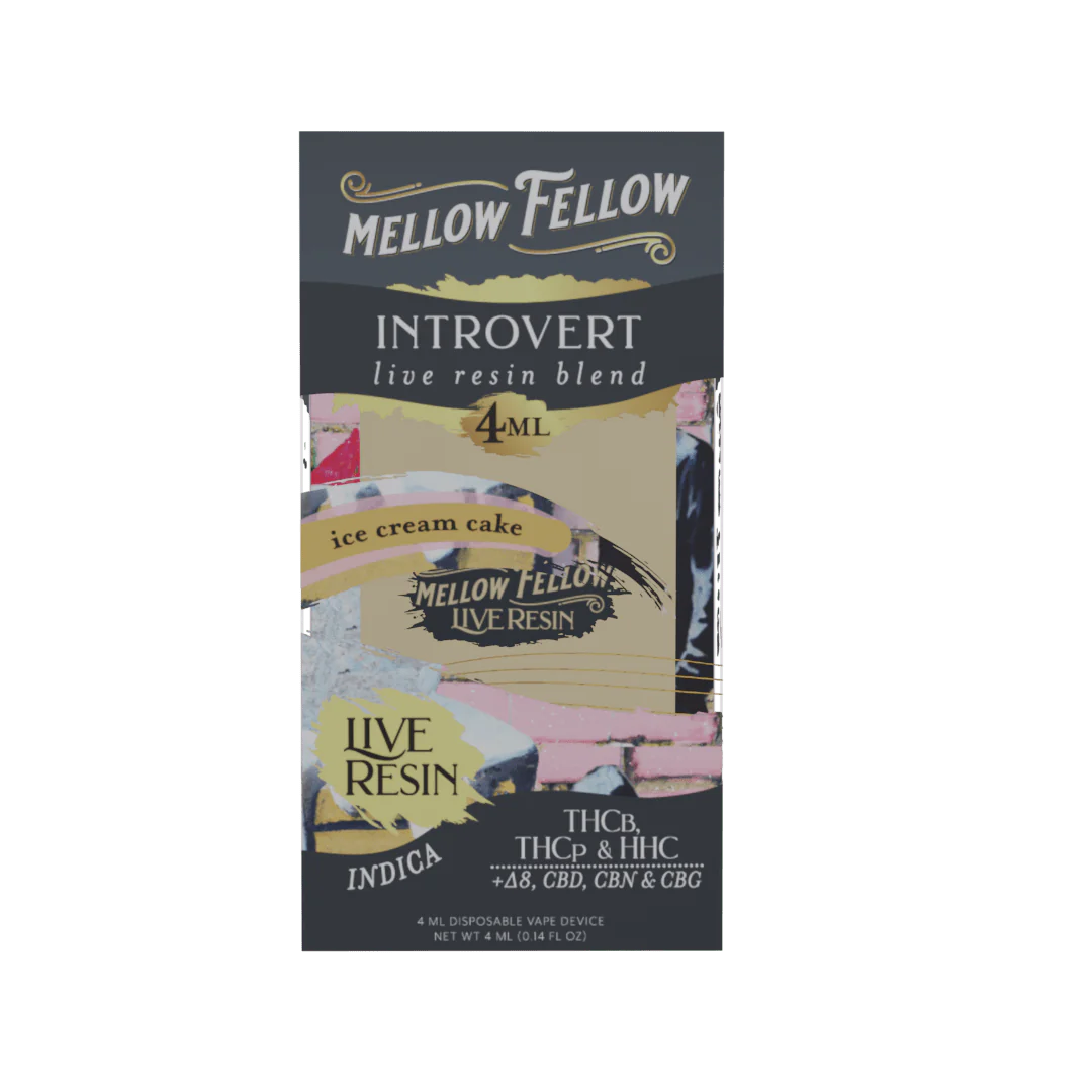 Introvert Mellow Fellow Live Resin Disposable Vape - 4mL