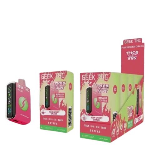 Pink Green Crack - Geek THC Pulse THCA Sugar VVS Disposable Vape - 7.5G