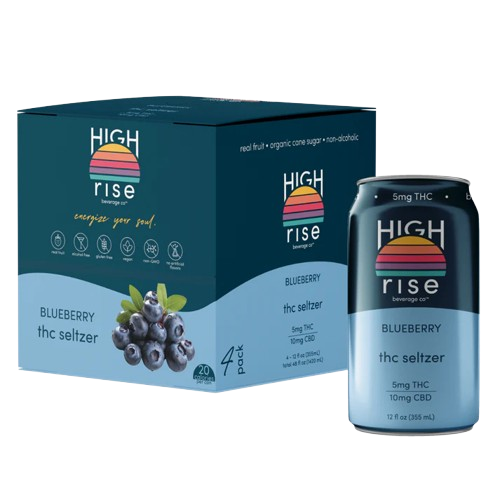 High Rise THC Seltzer 4 Pack - 5mg