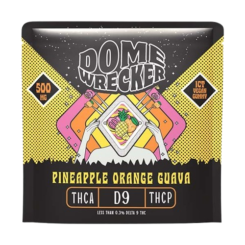 Pineapple Orange Guava HiXotic Dome Wrecker Gummies 500mg