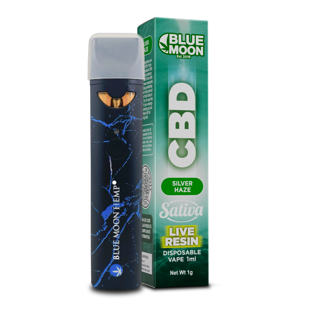 Silver Haze Blue Moon CBD Disposable 1mL
