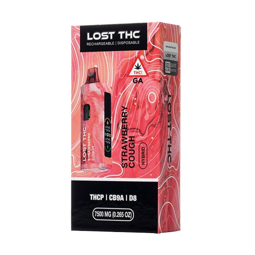Strawberry Cough Lost THC CB9A + Delta 8 Blend Disposable Vape 7.5g