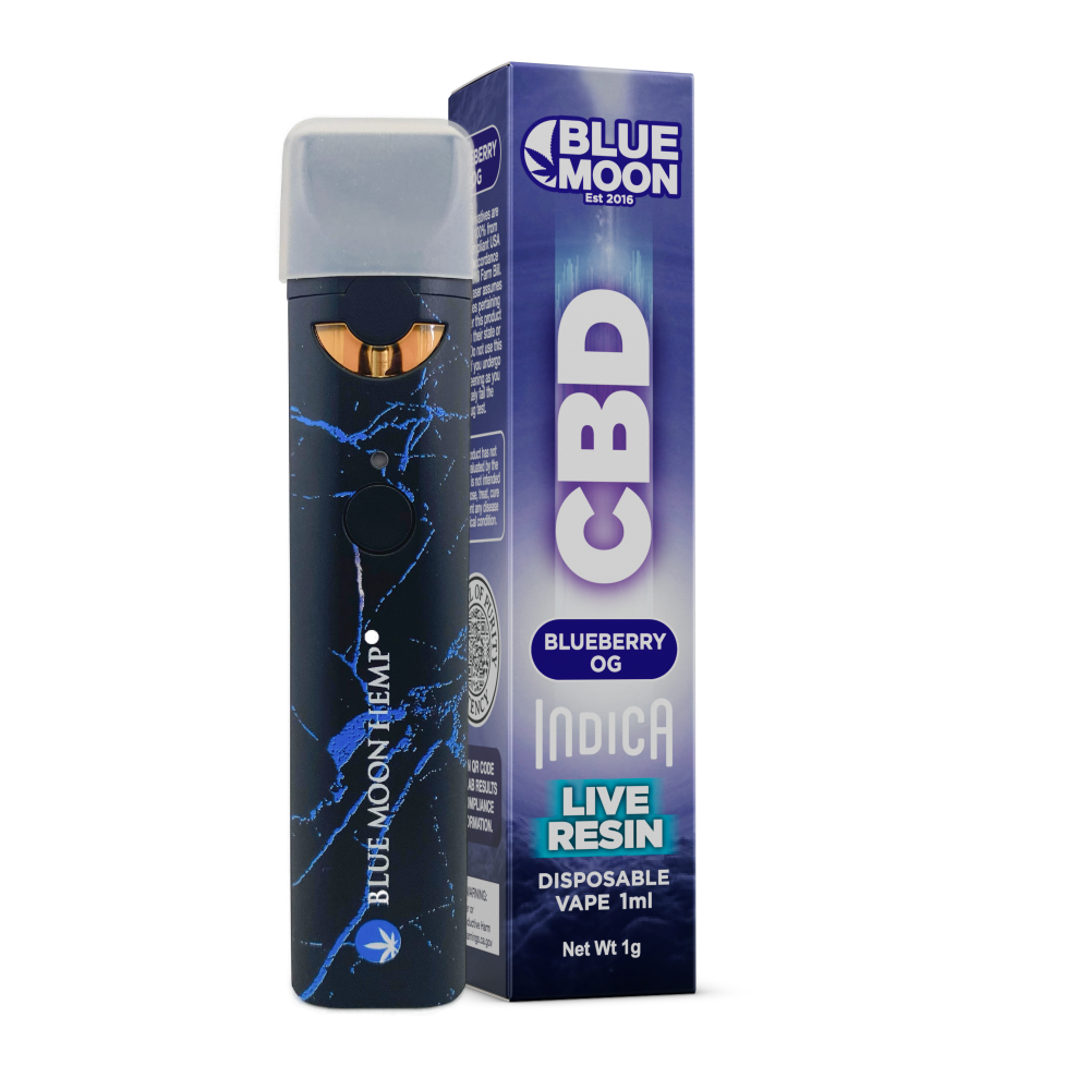 Blueberry OG Blue Moon CBD Disposable 1mL