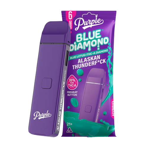 Purple Blue Diamond THCA Disposable Vape - 6G
