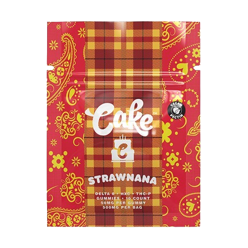 Strawnana Cake Coldpack Gummies 500mg