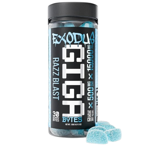 Razz Blast Exodus Gigabytes Gummies - 15000mg