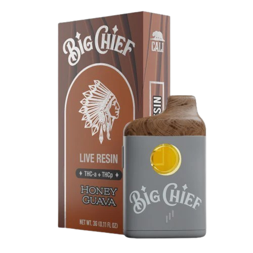 Honey Guava - Big Chief Live Resin THCA + THCP Disposable Vape - 3G
