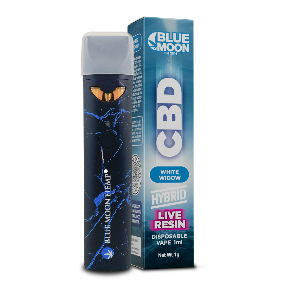 White Widow Blue Moon CBD Disposable 1mL