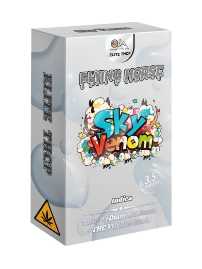 Sky Venom Flying Horse THC-P + Diamond Sauce + THC VIII Live Resin