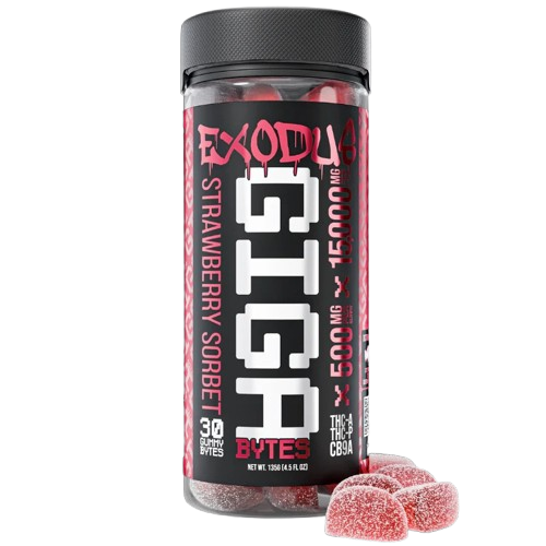 Strawberry Sorbet Exodus Gigabytes Gummies - 15000mg