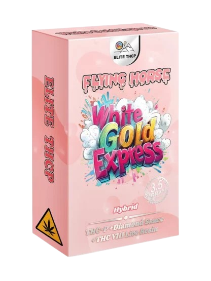 White Gold Express Flying Horse THC-P + Diamond Sauce + THC VIII Live Resin
