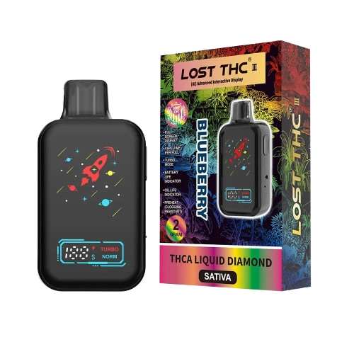 Blueberry Lost THC 2G THCA Liquid Diamond Disposable Vape