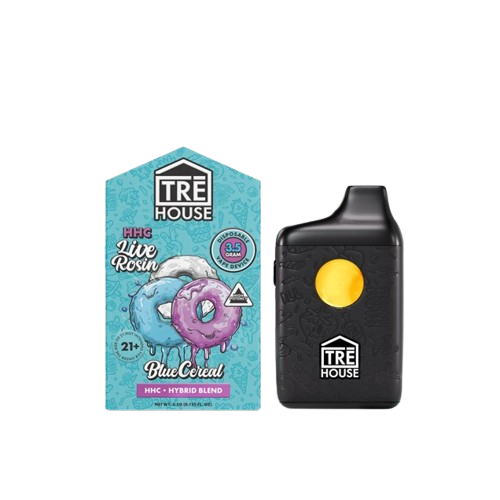 Blue Cereal - TRĒ House Live Rosin Disposable Vape - 3.5G